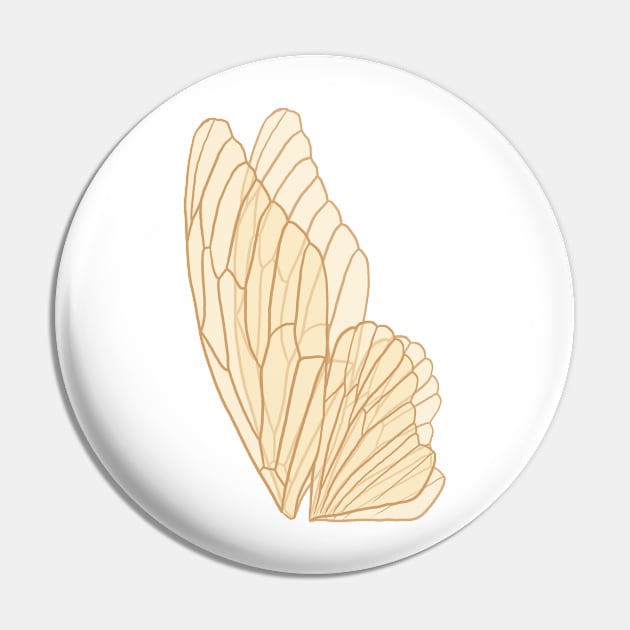 Bee Wings Pin by littlemoondance