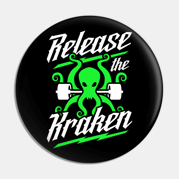 Release The Kraken Barbell Squat Pin by brogressproject