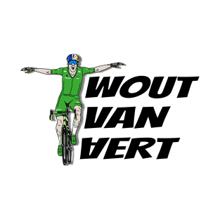 Wout Van Vert Tour de France 2022 - Green jersey champion T-Shirt