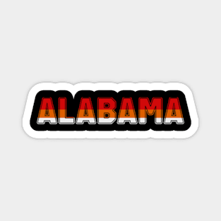 A l a b a m aColor Hunt Magnet