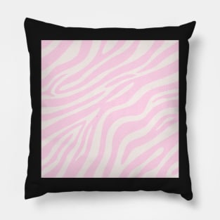 soft pink beige zebra pattern Pillow