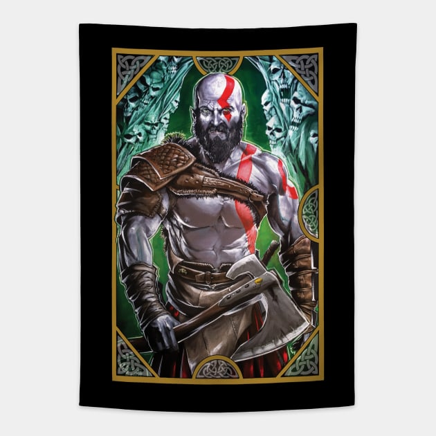 war god Tapestry by chudd