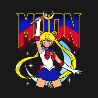 90's TV Japanese Anime Superhero Heroine Gamer Parody Mashup T-Shirt
