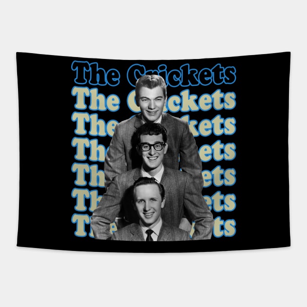 Buddy Holly's Bandstand Legacy The Crickets Edition Tapestry by Mckenna Paucek