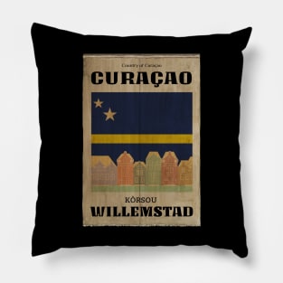 make a journey to Curacao Pillow