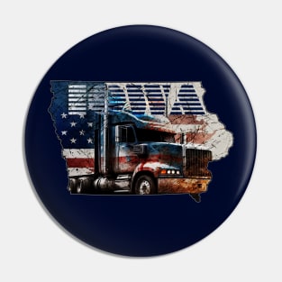 Vibrant essence of America Pin