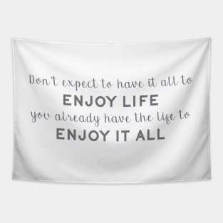 Enjoy Life Tapestry