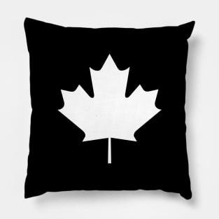 Image: Canada maple leaf (white) Pillow