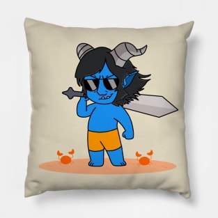 Troll Jim At The Beach Pillow