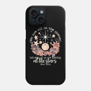 Oscar Wilde's stars design in ivory Phone Case