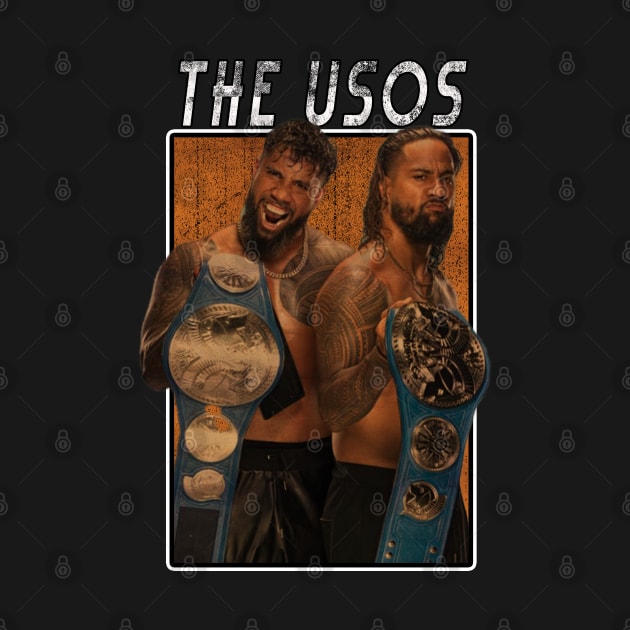 Vintage Wwe The Usos by The Gandol