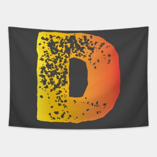 Letter D Letter Art Tapestry