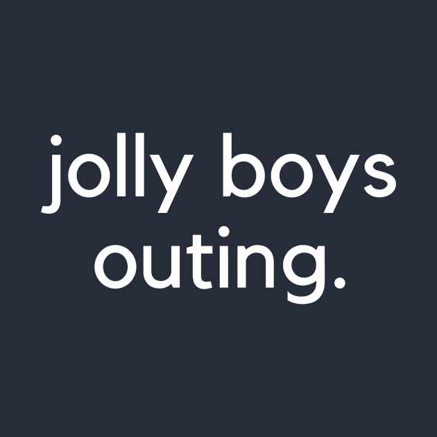 jolly boys outing. by Kylerhea Designs