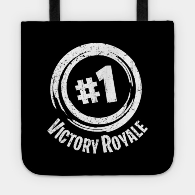 Victory Royale Number 1 Fortnite Tragetasche Teepublic De