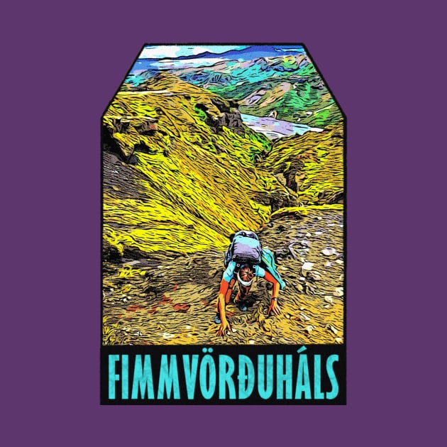 Fimmvorduhals Trek Iceland Vintage by Hilda74