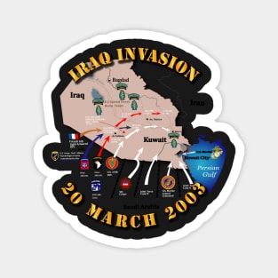 Iraq Invasion - 2003 Magnet