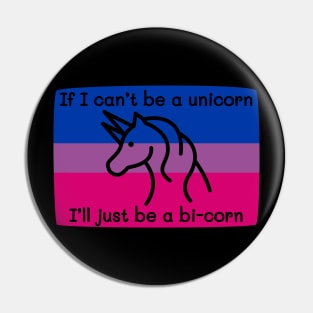 Bi Unicorn - Bicorn Pin