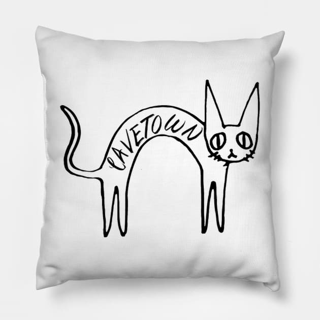 Cavetown Cat Pillow by Pancake Cat