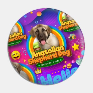 Anatolian Shepherd Puppy Pin