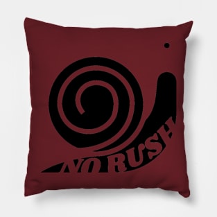 NO RUSH SNAIL DESIGN IDEAS Pillow