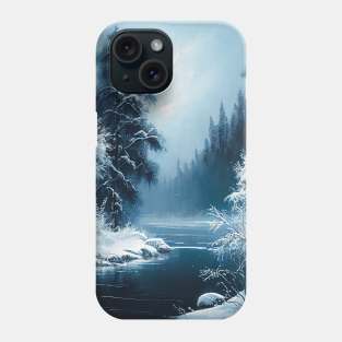 Winter Wonderland- Oil Paint Phone Case