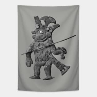 Peru Warrior Deity Pre Columbian Art Tapestry