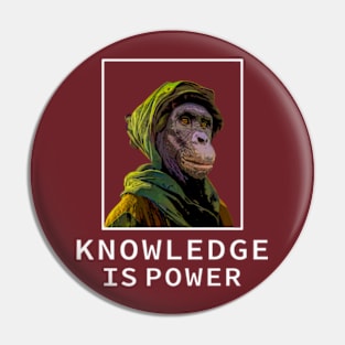 Philosopher's Monkey - Funny Pin