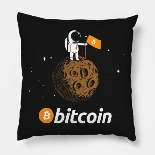 Bitcoin BTC Crypto To The Moon Pillow