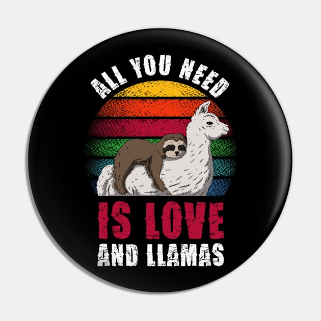 All you need is love and LLAMAS Pin by Pannolinno