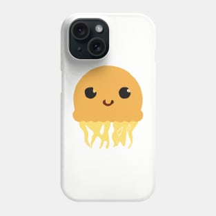 Cute Orange Jellyfish Phone Case