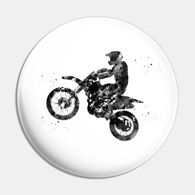 Motocross Dirt Bike Pin by erzebeth