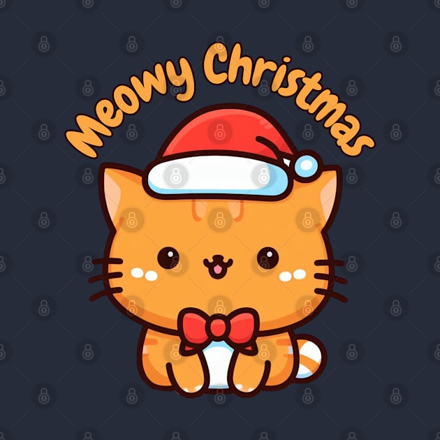 Catmas tabby ginger cat by Japanese Fever