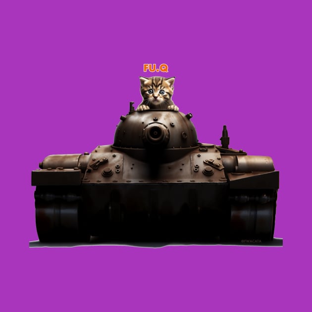 CAT TANK - because you are cute doesn't mean you don't mean business by FWACATA