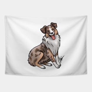 Dog - Australian Shepherd - Red Merle Tapestry