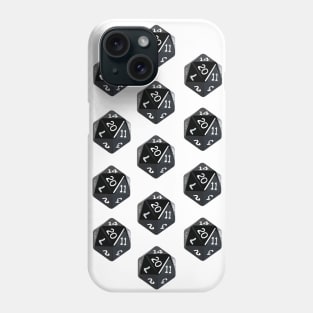 Nerd D20 role game Phone Case