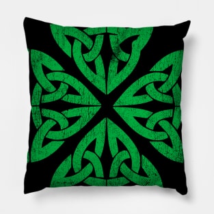 Saint Patrick's Celtic Shamrock - Faded Pillow