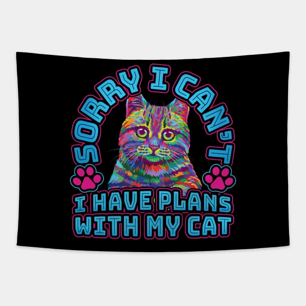 Sorry I cant I have plans with my Cat Tapestry by aneisha