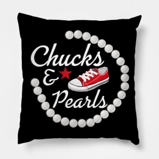 Chucks Pearls Kamala Converse girls Pillow