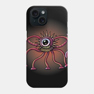 one-eyed mechanical spider Phone Case