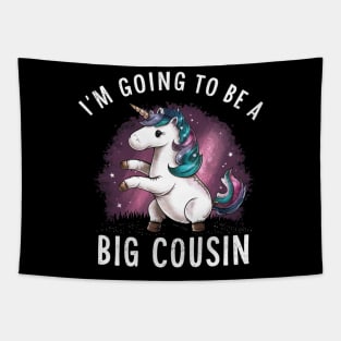 Big Cousin " I'm Going To Be A Big Cousin " Unicorn Tapestry