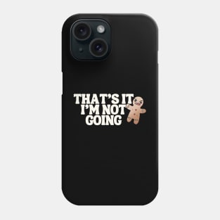 Angry Gingerbread Man Phone Case