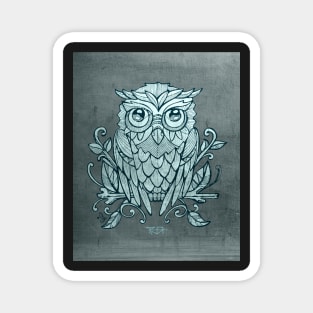 Owl illustration Magnet