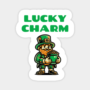 Lucky Charm Leprechaun Magnet