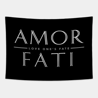 Amor Fati (Love One's Fate) Inspirational Tapestry