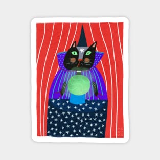 Fortune teller cat Magnet