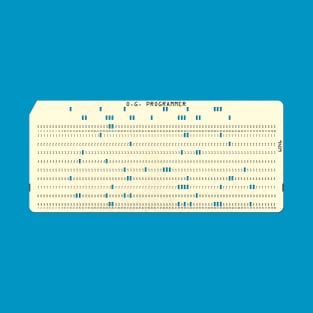 Computer Punch Card (horizontal) T-Shirt