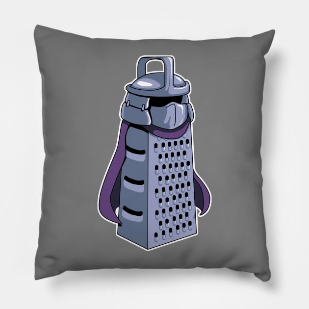 Master Cheese Shredder Pillow by 84Nerd