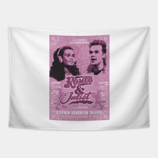 Romeo & Juliet Programme Poster (Pink) Tapestry