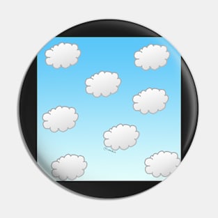 Day Clouds Pin