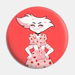 Strawberry Angel Pin